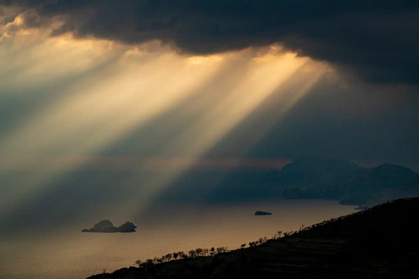Jim Nilsen: Illumination, Amalfi Coast, Italy by Jim Nilsen