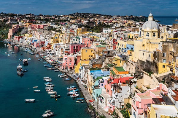Coastal Villages & Towns: Italian Color, Procida, Italy by Jim Nilsen