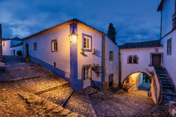 Jim Nilsen: Medieval Way, Obidos, Portugal by Jim Nilsen