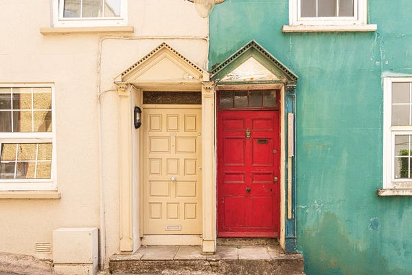 Doors: Neighbors, Kinsale, Ireland by Jim Nilsen