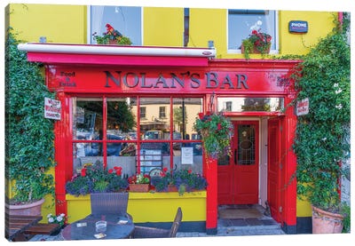 Nolan's Bar, Carbery, Ireland Canvas Art Print - Door Art