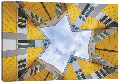 The Cube Houses, Rotterdam, The Netherlands Canvas Art Print - Jim Nilsen