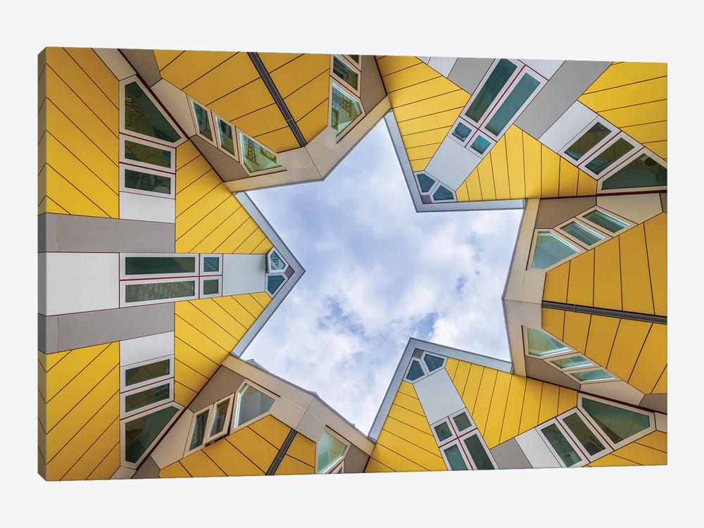 The Cube Houses, Rotterdam, The Netherlands by Jim Nilsen 1-piece Canvas Wall Art