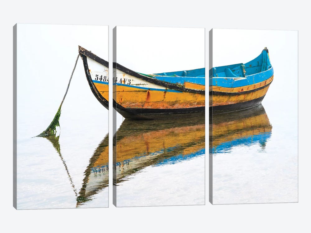 At Rest, Portugal by Jim Nilsen 3-piece Canvas Wall Art