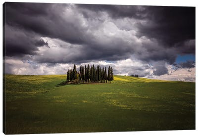 Ready For The Storm, Tuscany, Italy Canvas Art Print - Jim Nilsen