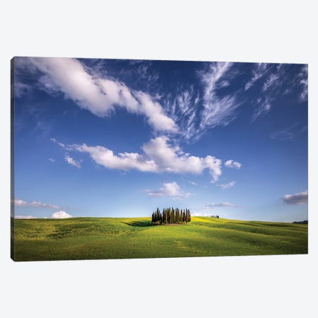 Cloud Show, Tuscany, Italy Canvas Print #NIL161} by Jim Nilsen Canvas Print