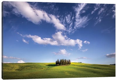 Cloud Show, Tuscany, Italy Canvas Art Print - Jim Nilsen