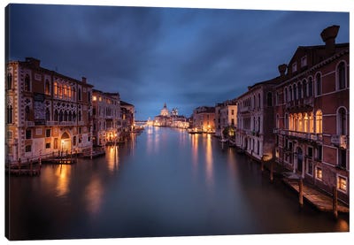 Canale Grande, Venice, Italy Canvas Art Print - Jim Nilsen