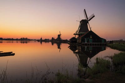 Dutch Sunset, The Netherlands by Jim Nilsen framed wall art