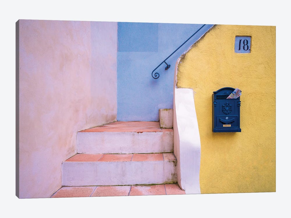 Number 18, Procida, Italy by Jim Nilsen 1-piece Canvas Print