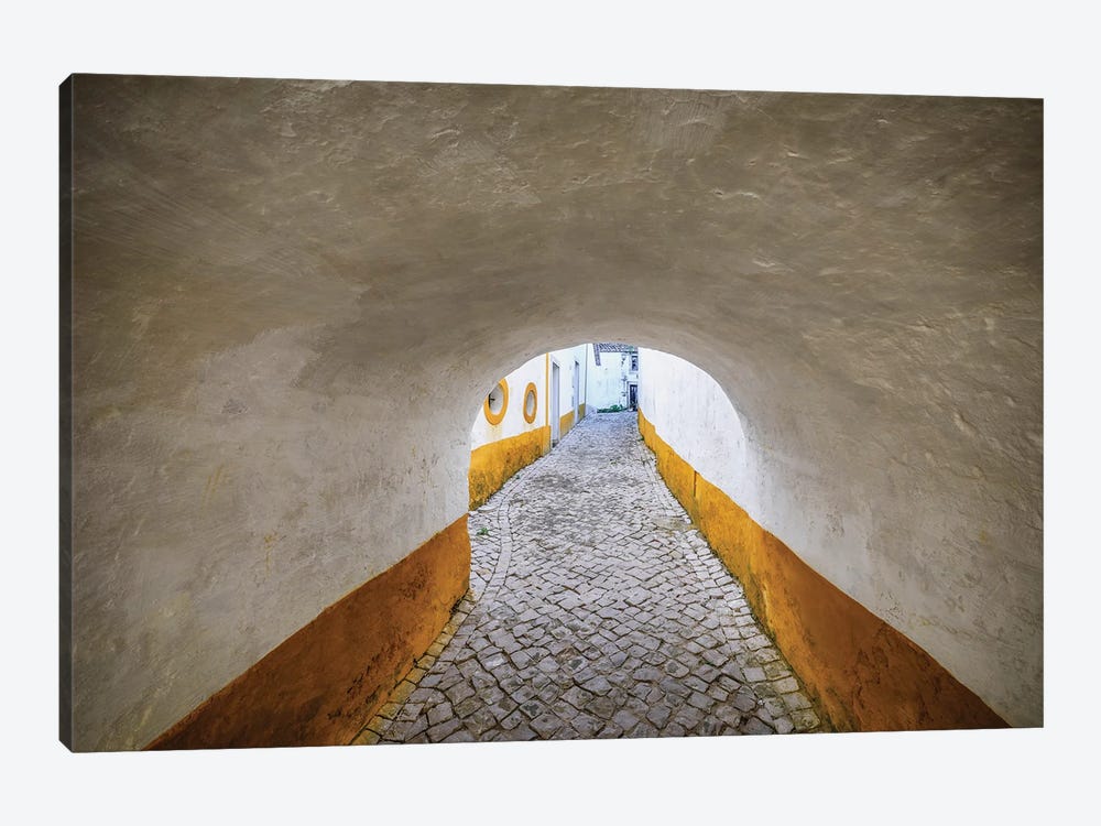 Obidos Passage, Portugal by Jim Nilsen 1-piece Canvas Artwork