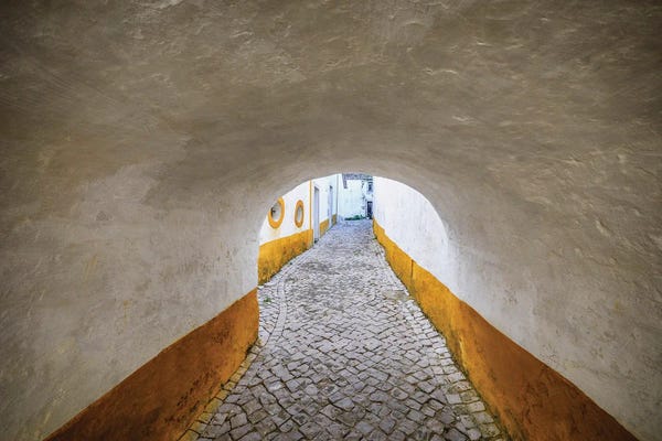 Jim Nilsen: Obidos Passage, Portugal by Jim Nilsen