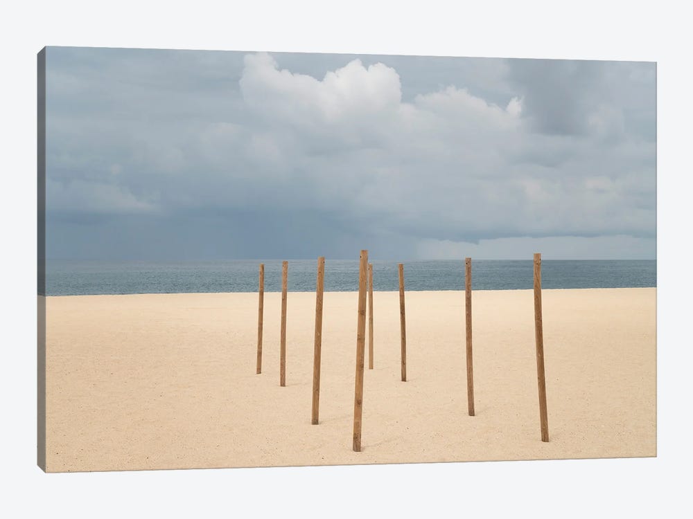 On The Beach, Nazare, Portugal by Jim Nilsen 1-piece Canvas Print