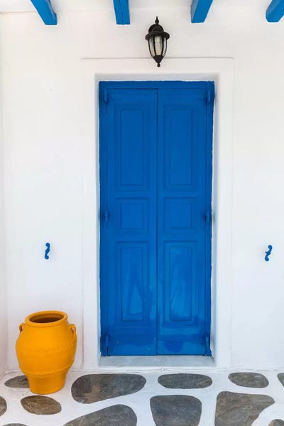 Doors: Fun House, Mykonos, Greece I by Jim Nilsen