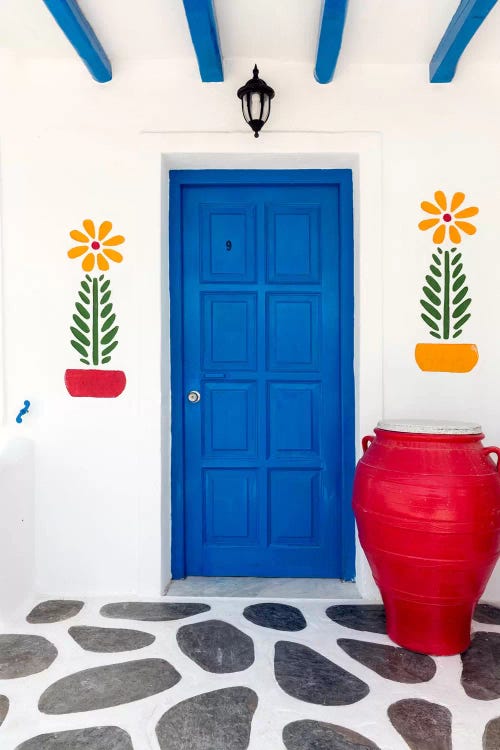 Fun House, Mykonos, Greece II by Jim Nilsen wall art