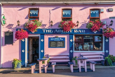 The Abbey Bar, Ireland by Jim Nilsen art print