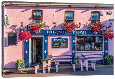The Abbey Bar, Ireland Canvas Art Print - Jim Nilsen