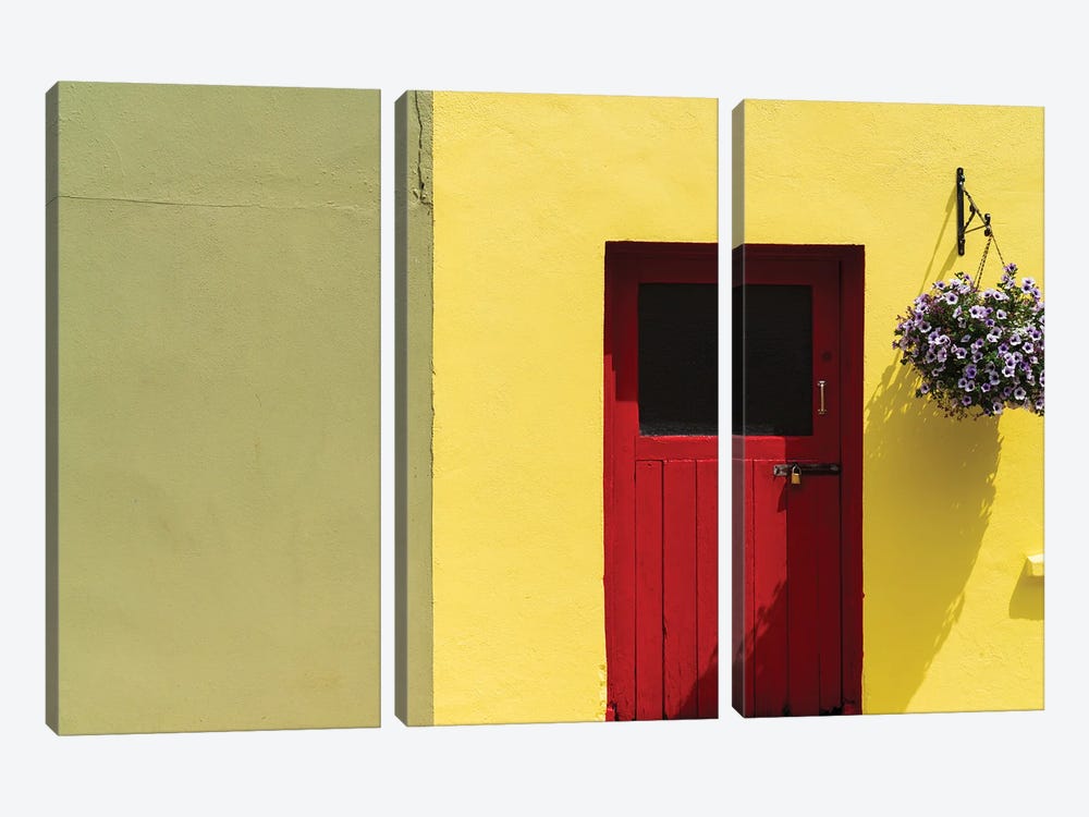 The Back Door, Ireland by Jim Nilsen 3-piece Canvas Artwork