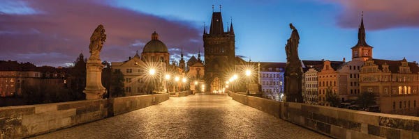 Jim Nilsen: The Charles Bridge, Prague, Czech Republic by Jim Nilsen