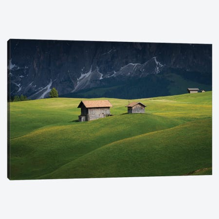 The Huts, Dolomites, Italy Canvas Print #NIL223} by Jim Nilsen Canvas Art