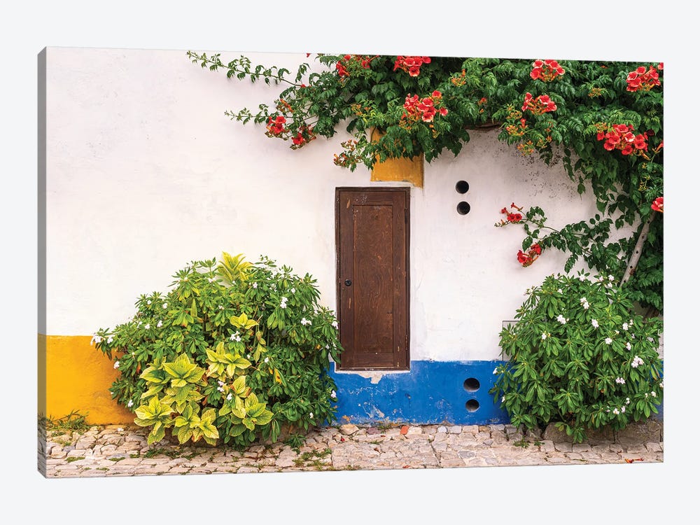 The Little Door, Obidos, Portugal by Jim Nilsen 1-piece Canvas Print