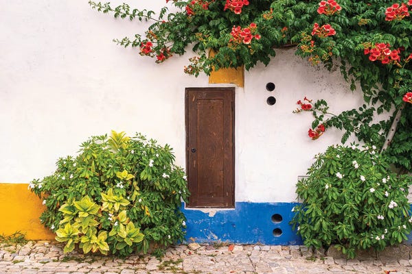 Jim Nilsen: The Little Door, Obidos, Portugal by Jim Nilsen