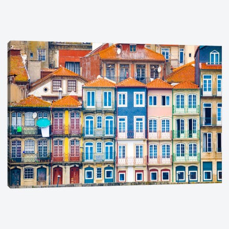 Good Morning Porto, Porto, Portugal Canvas Print #NIL22} by Jim Nilsen Canvas Art