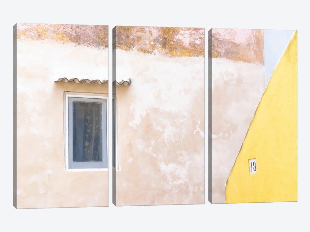 The Window At Number 18, Procida, Italy by Jim Nilsen 3-piece Canvas Artwork