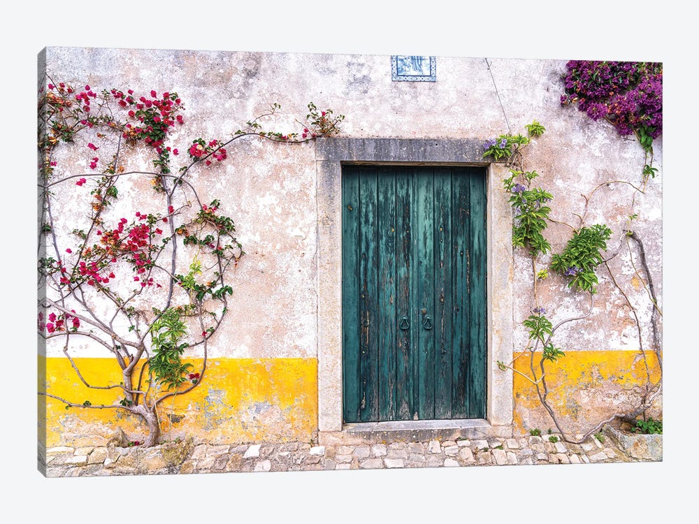 Weathered, Obidos, Portugal by Jim Nilsen 1-piece Canvas Artwork