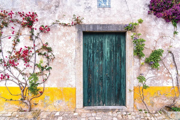 Jim Nilsen: Weathered, Obidos, Portugal by Jim Nilsen