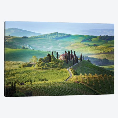 Il Belvedere, Tuscany, Italy Canvas Print #NIL24} by Jim Nilsen Canvas Print