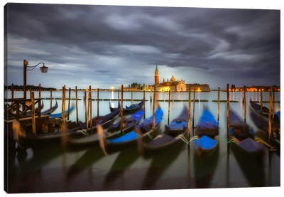 A Quiet Moment, Venice, Italy Canvas Art Print - Jim Nilsen