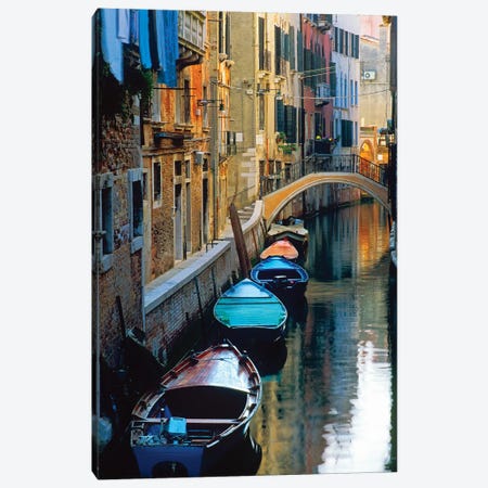 Lazy Afternoon, Venice, Italy Canvas Print #NIL31} by Jim Nilsen Canvas Print