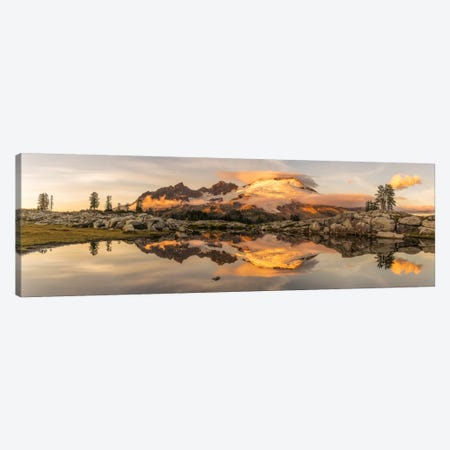 Mt. Baker Sunrise, Washington State Canvas Print #NIL37} by Jim Nilsen Canvas Artwork