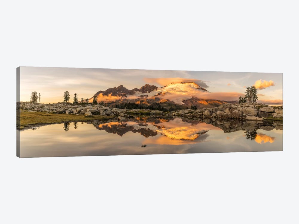 Mt. Baker Sunrise, Washington State by Jim Nilsen 1-piece Canvas Artwork