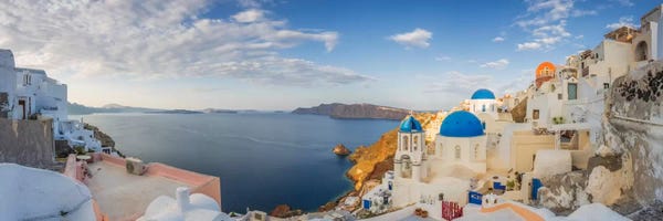 Coastal Villages & Towns: Oia Sunrise, Santorini, Greece I by Jim Nilsen