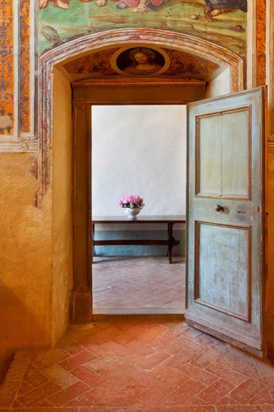Jim Nilsen: Sant'Anna In Camprena, Tuscany, Italy by Jim Nilsen