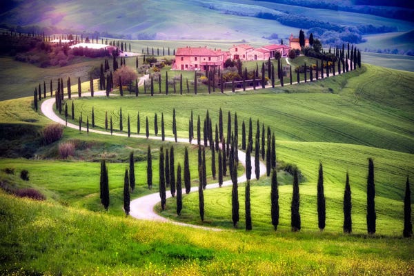 Hillsides: Somewhere In Tuscany, Tuscany, Italy by Jim Nilsen