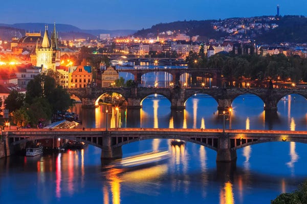 Jim Nilsen: The Bridges Of Prague by Jim Nilsen