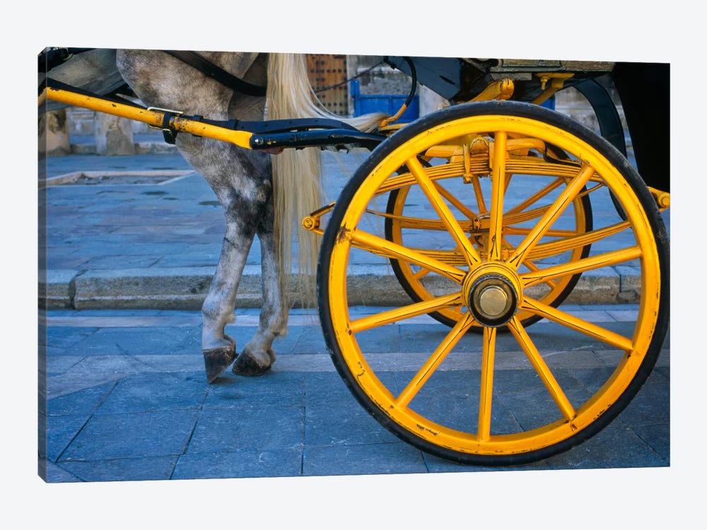 The Yellow Wheel, Seville, Spain by Jim Nilsen 1-piece Art Print
