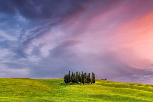 Cloudy Sunsets: To The Heavens, Tuscany, Italy by Jim Nilsen