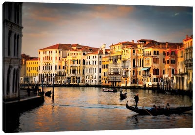 Venetian Glow, Venice, Italy Canvas Art Print - Jim Nilsen