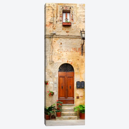 Welcome, Pienza, Italy Canvas Print #NIL75} by Jim Nilsen Canvas Art