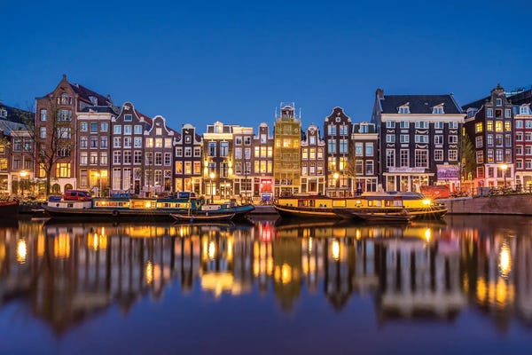 Jim Nilsen: Amsterdam Blue, Amsterdam, The Netherlands by Jim Nilsen