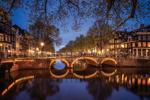 Jim Nilsen: Amsterdam Lights, Amsterdam, The Netherlands by Jim Nilsen