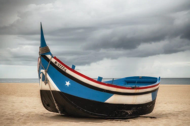 Beached, Nazare, Portugal