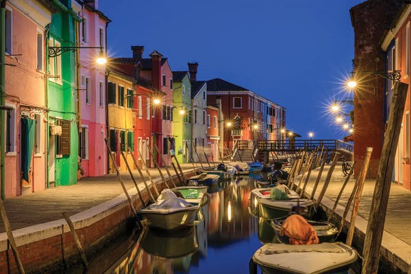 Burano: Burano Blue, Burano, Italy by Jim Nilsen