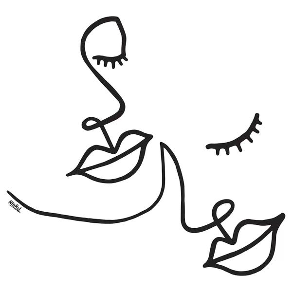 Black & White Drawings & Illustrations: Cute by Ninhol