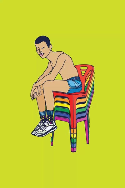 Flutua by Ninhol art print