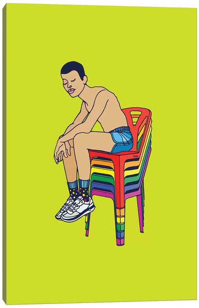 Flutua Canvas Art Print - LGBTQ+ Art